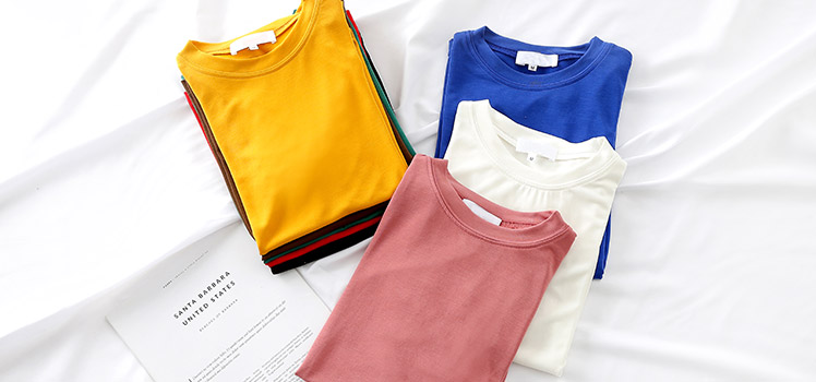 杭州夏季T恤衫定做要选对材质